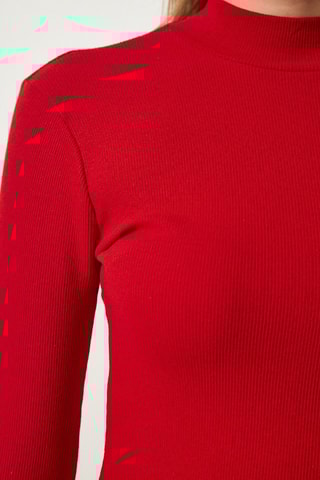 Robe fourreau - Rouge