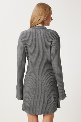 Robe pull regular - Gris 