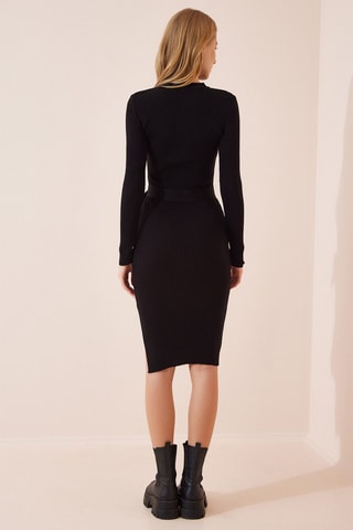 Robe fourreau - Noir