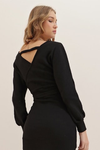 Robe fourreau - Noir