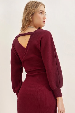 Robe fourreau - Rouge