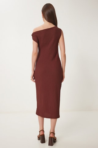 Robe droite - Marron