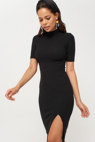 Robe fourreau - Noir