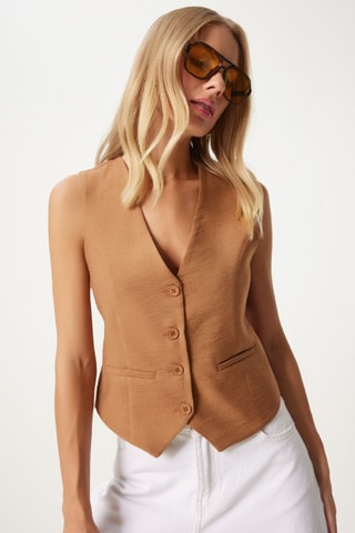 Gilet de costume - Marron