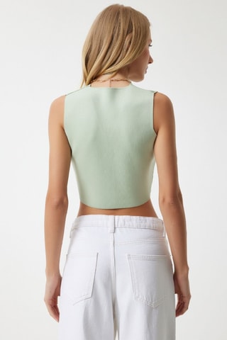 Gilet de costume  - Vert d’eau