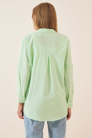 Chemisier oversize - Vert