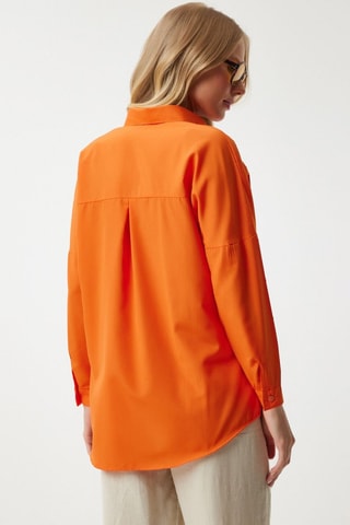 Chemisier oversize - Orange