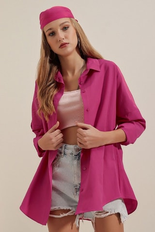 Chemisier oversize - Rose