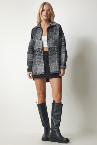 Surchemise oversize - Gris