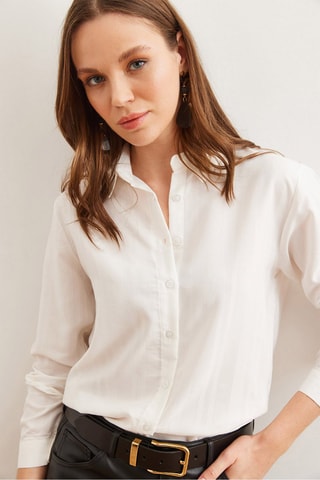 Chemisier regular - Blanc