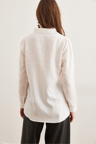 Chemisier regular - Blanc