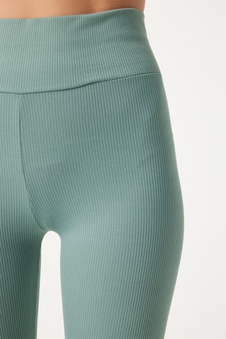 Legging taille haute - Vert d'eau