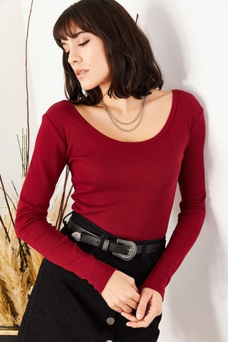 Top slim - Bordeaux