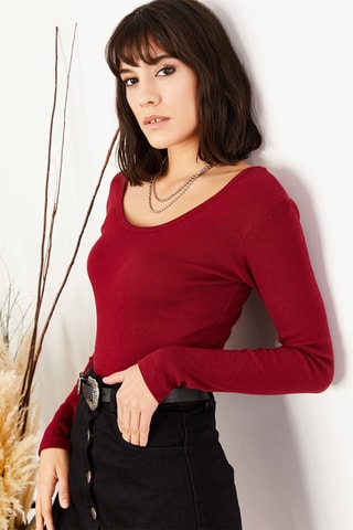 Top slim - Bordeaux