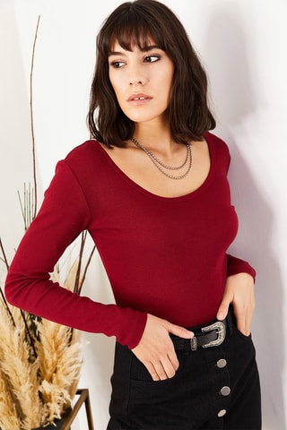 Top slim - Bordeaux
