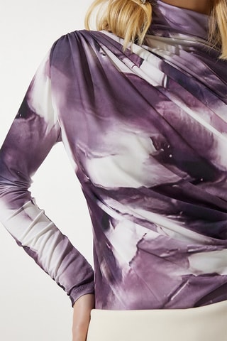 Blouse slim - Violet