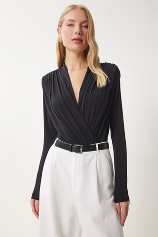 Blouse regular - Noir