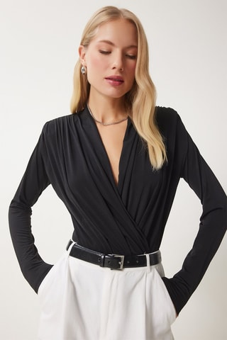 Blouse regular - Noir