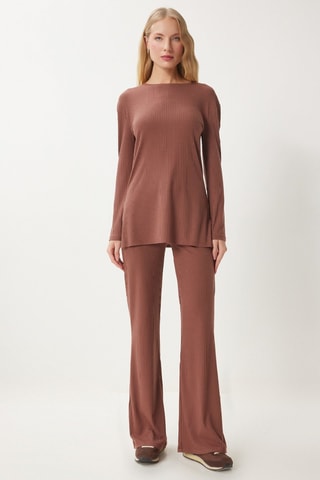 Blouse et pantalon - Marron