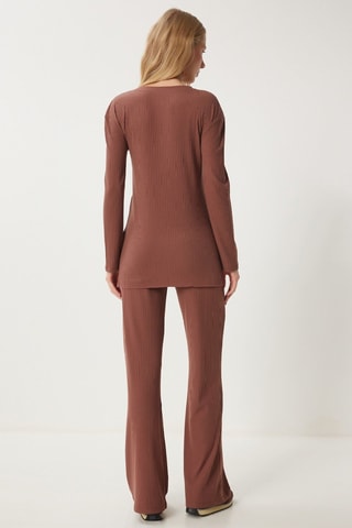 Blouse et pantalon - Marron