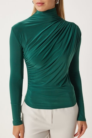 Blouse slim - Vert