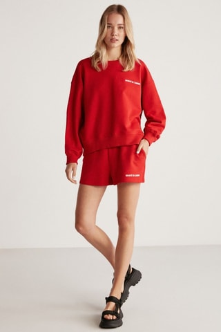 Sweat oversize - Rouge