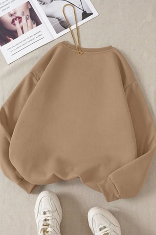 Sweat oversize - Beige