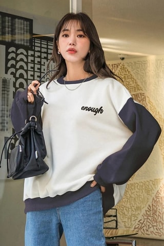 Sweat oversize - Blanc