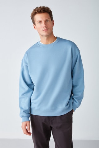Sweat oversize - Bleu clair