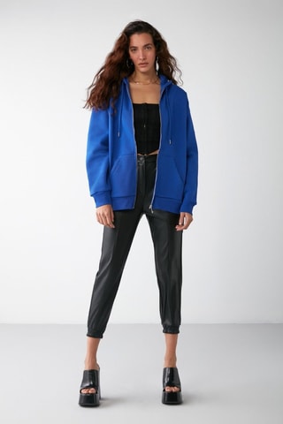 Sweat à capuche - Bleu roi