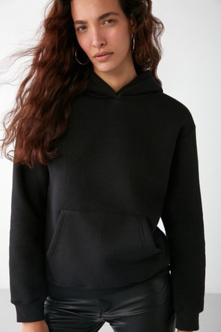 Sweat à capuche - Noir