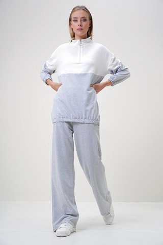 Sweat et pantalon de survêtement - Gris