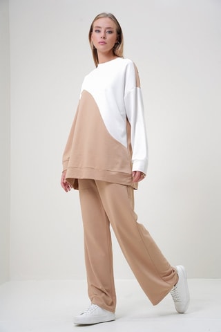 Sweat et pantalon - Beige