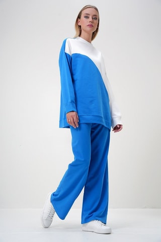 Sweat et pantalon de survêtement - Bleu