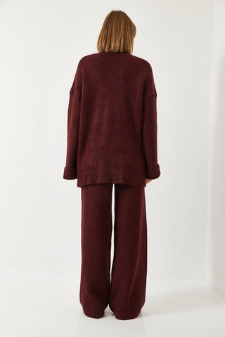 Pull et pantalon - Bordeaux
