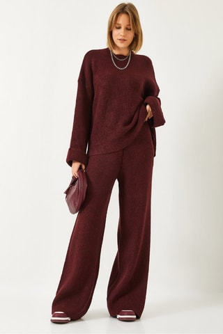 Pull et pantalon - Bordeaux