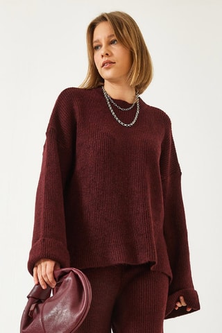 Pull et pantalon - Bordeaux