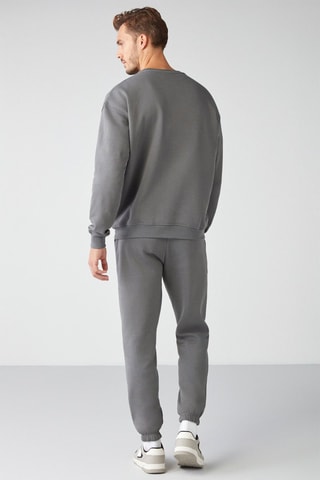 Sweat regular et pantalon de survêtement - Gris