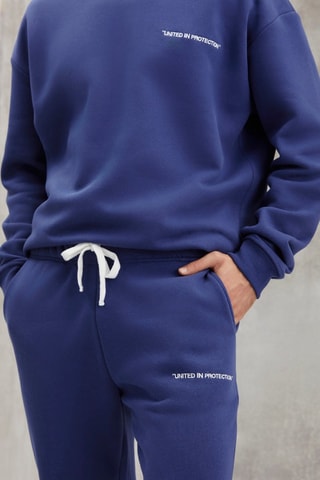 Sweat regular et pantalon de survêtement - Bleu