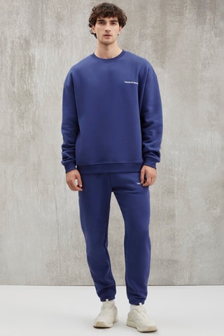 Sweat regular et pantalon de survêtement - Bleu