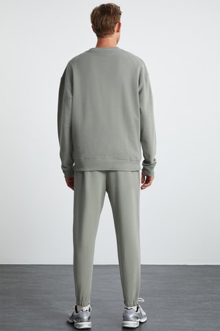 Sweat relaxed et pantalon de survêtement - Vert sauge