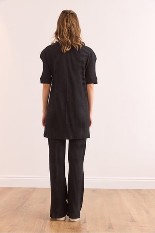 Tunique regular et pantalon regular - Noir