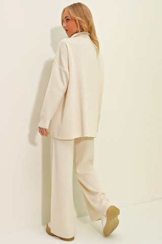 Gilet et pantalon - Ecru