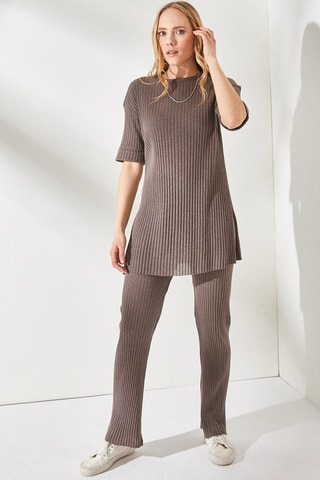Tunique et pantalon - Taupe