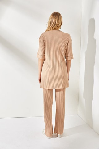 Tunique et pantalon - Beige