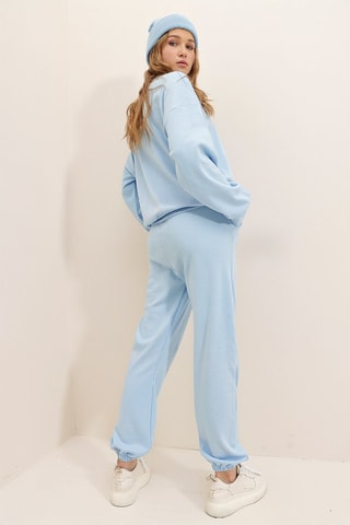 Sweat regular et pantalon de survêtement - Bleu clair