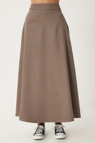 Jupe longue - Taupe