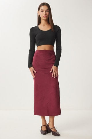 Jupe longue - Bordeaux