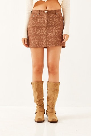 Minijupe - Marron