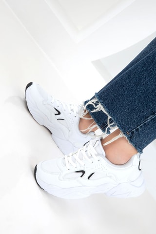 Baskets plateformes - Blanc